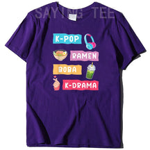 K-Pop Moda para Fãs de K-Drama Coreano & KPop T-Shirt Presente Meninas Moda Coreia do Sul Roupas Life Style Gráfico Tee Casual Top