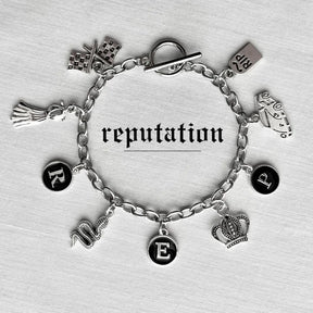 Pulseira de reputação taylor swift álbum de reputação inspirado antigo rep charme pulseira er taylor swiftie presente eras merch rep tv